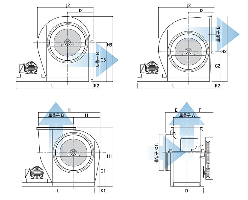 벨트구동형 시로코팬 - 5