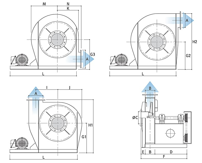 벨트구동형 터보팬 - 6